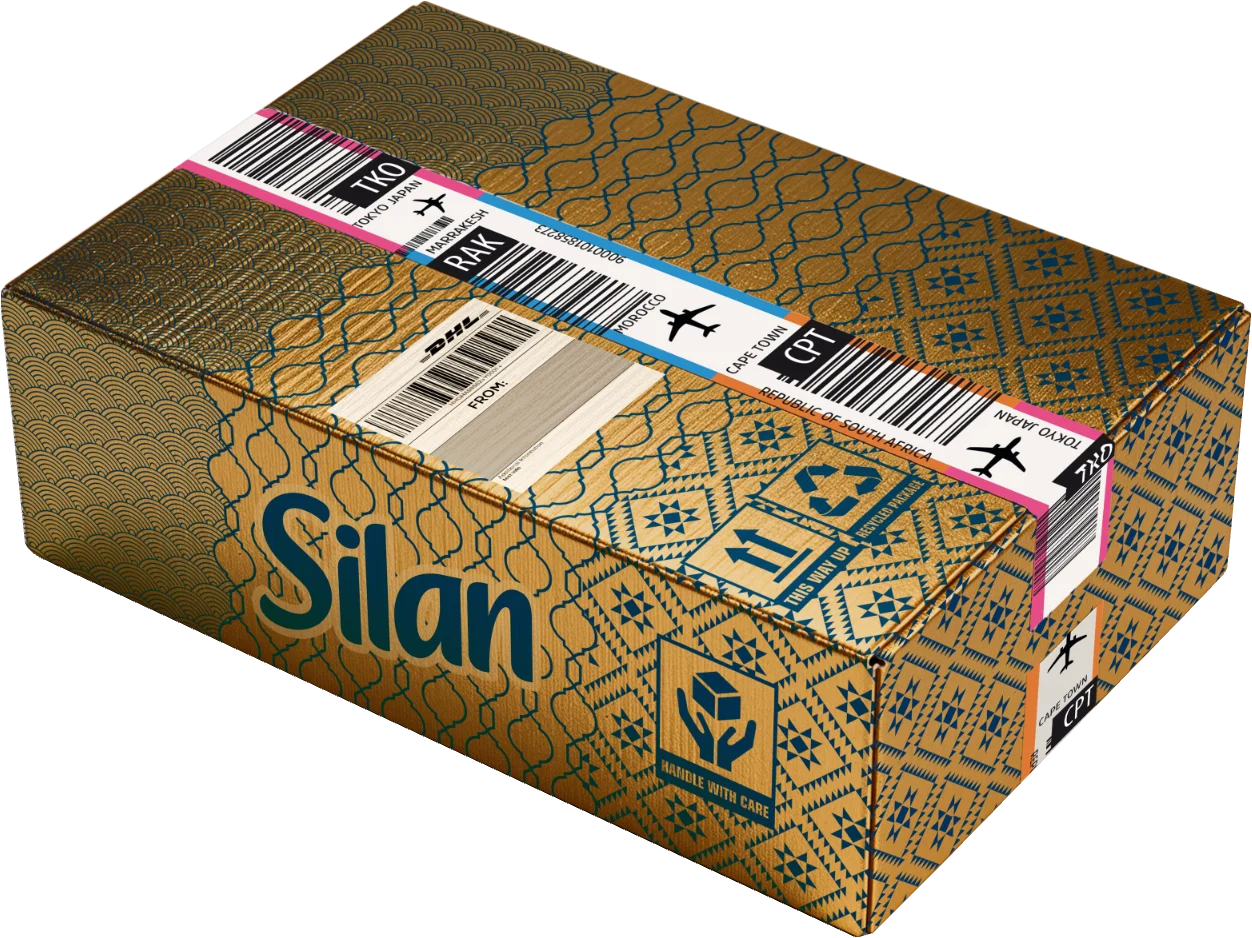 Silan PR box – A verzió, mintás arany doboz